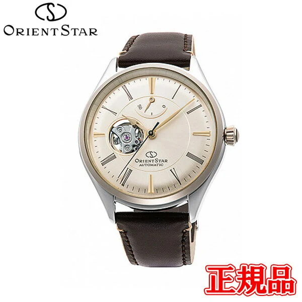 正規品 ORIENT STAR オリエントスター CLASSIC SEMI SKELETON 自動巻き 手巻き付 メンズ腕時計 送料無料 RK-AT0201G