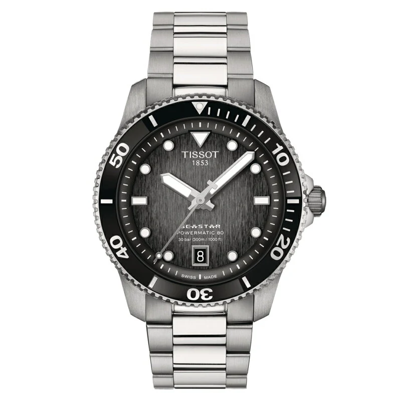ティソ TISSOT シースター1000 オートマティック SEASTAR 1000 POWERMATIC 80 メンズ 機械式自動巻き T1208071105100 T120.807.11.051.00 ステンレス ベルト パワーリザーブ80時間 正規輸入品【ショッピングローン24回無金利】
